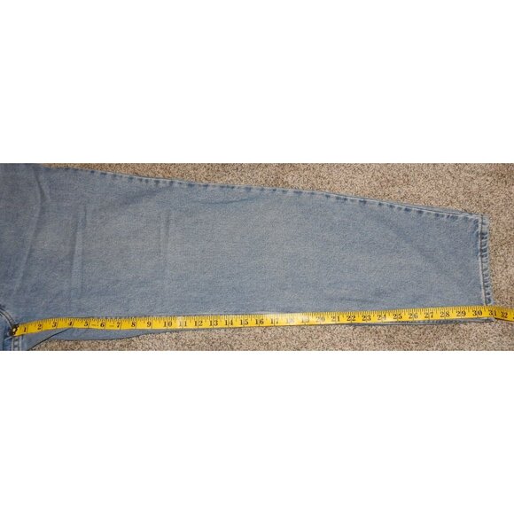 Vintage Levi 550 Relaxed Fit Straight Leg 36X32 Denim Blue Jeans Made in Mexico - Picture 9 of 11